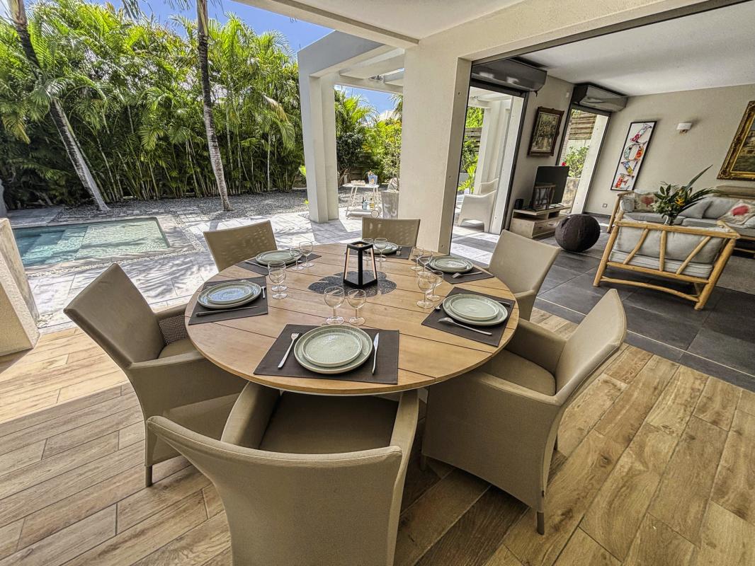 10.Location villa 3 chambres piscine Saint François Guadeloupe_Terrasse